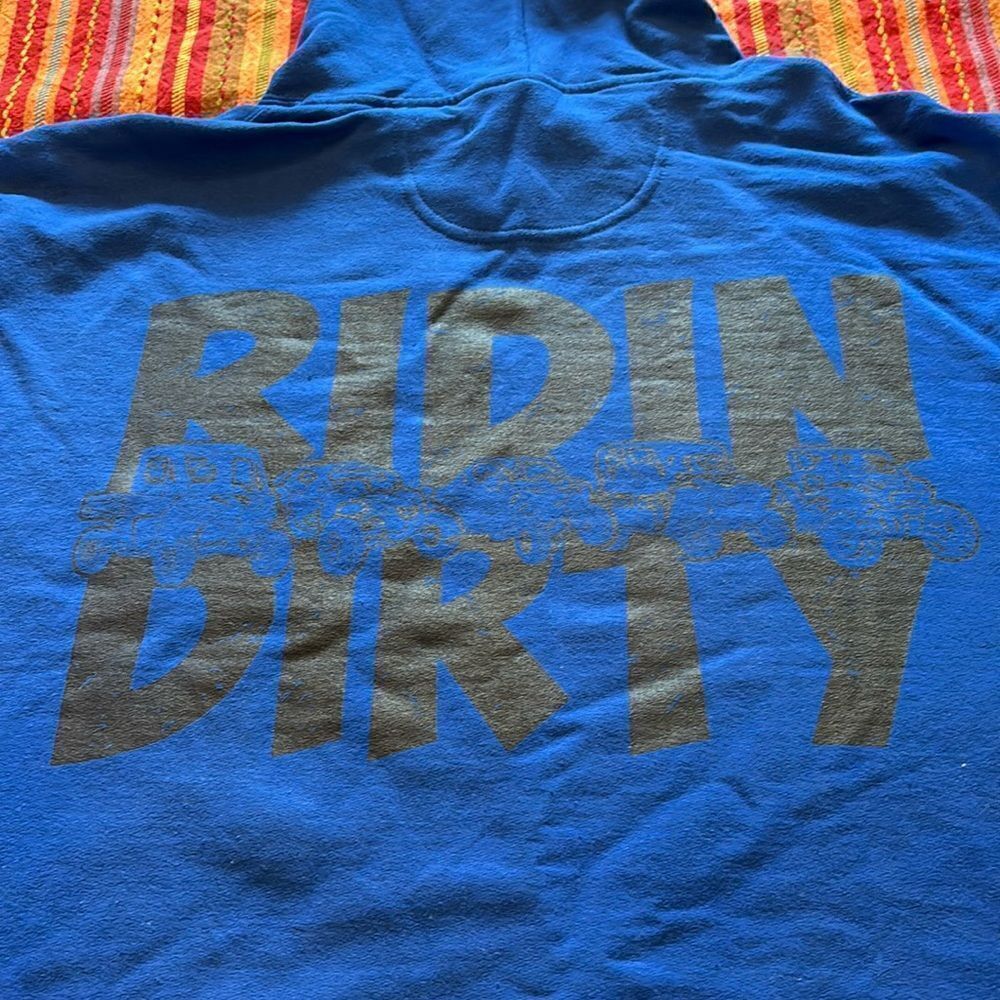 Ridin’ Dirty hoodie size XL